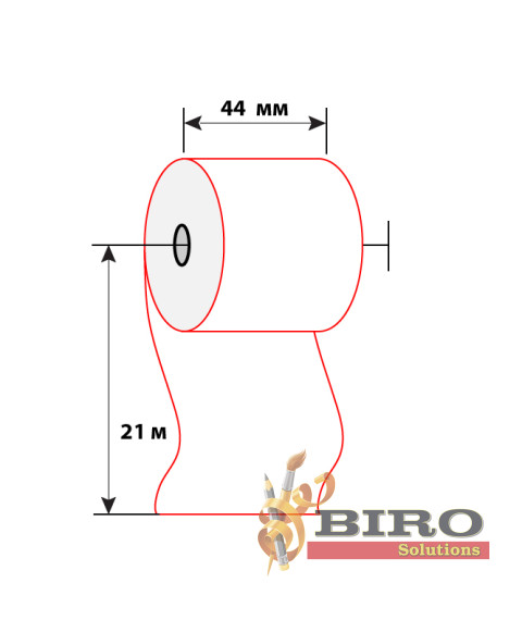 Lentă termo pentru aparatul de casa 44mm x 21m,10 buc